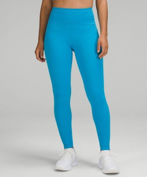Lululemon Swift Speed High-Rise 28" Tights Dam Turkos Sverige | HGMPKX410