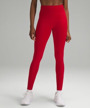 Lululemon Swift Speed High-Rise 28" Tights Dam Mörkröda Sverige | NBHGPD824