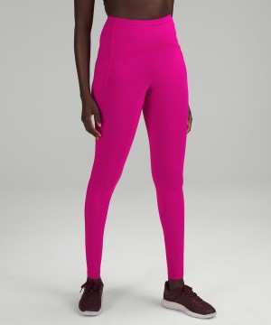 Lululemon Swift Speed High-Rise 28" Tights Dam Rosa Sverige | EYCRSG017