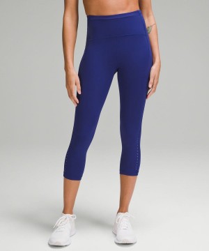 Lululemon Swift Speed High-Rise Crop 21" Tights Dam Blå Sverige | SRNYZK214