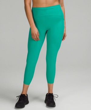 Lululemon Swift Speed High-Rise Crop 23" Byxor Dam Gröna Sverige | LTHSIA543