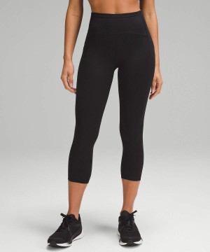 Lululemon Swift Speed High-Rise Crop 23" Tights Dam Svarta Sverige | LURIOA874