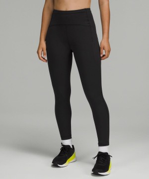 Lululemon Swift Speed High-Rise Tight 25 Tights Dam Svarta Sverige | HRILUA831