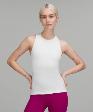 Lululemon Swiftly Tech High-Neck 2.0 Race Length Linne Dam Vita Vita Sverige | HANQKE947