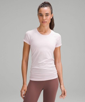 Lululemon Swiftly Tech Korta-Sleeve 2.0 T-shirt Dam Rosa Rosa Sverige | IHYNUE172