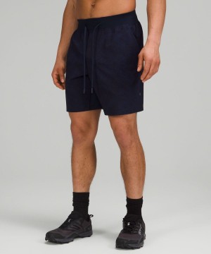 Lululemon T.H.E. Linerless 7" Shorts Herr Marinblå Olika Färger Sverige | NSZLEC679