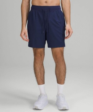 Lululemon T.H.E. Linerless 7" Shorts Herr Marinblå Sverige | UMFHYX964