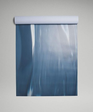 Lululemon The Mat 3mm Made With FSC™ Certified Rubber Yogamattor Herr Blå Blå Vita Blå Sverige | AZORWF897