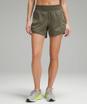 Lululemon Track That High-Rise Fodrade 5" Shorts Dam Gröna Sverige | LEJAXK461