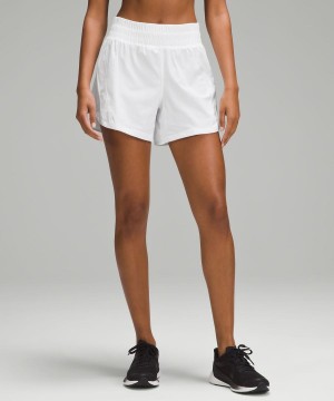Lululemon Track That High-Rise Fodrade 5" Shorts Dam Vita Sverige | BANOEC860