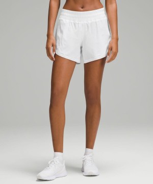 Lululemon Track That Mid-Rise Fodrade 5" Shorts Dam Vita Sverige | DTVABQ025