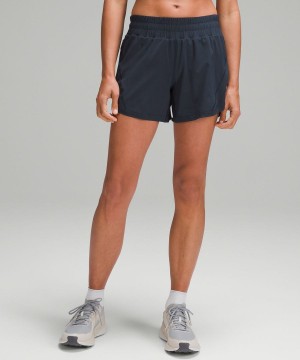 Lululemon Track That Mid-Rise Fodrade 5" Shorts Dam Marinblå Sverige | LUOZFS210