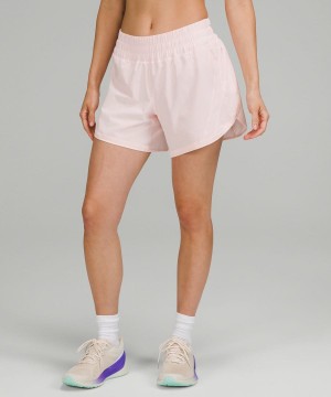 Lululemon Track That Mid-Rise Fodrade 5" Shorts Dam Ljusröda Sverige | PKGVTW620