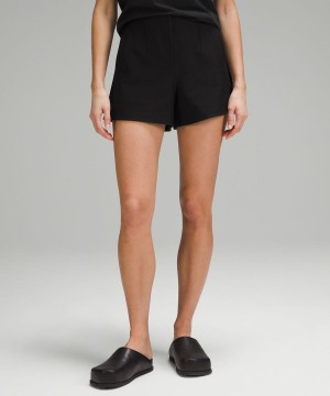Lululemon Utilitech Relaxed-Fit High-Rise 3.5" Shorts Dam Svarta Sverige | KAHBCE741