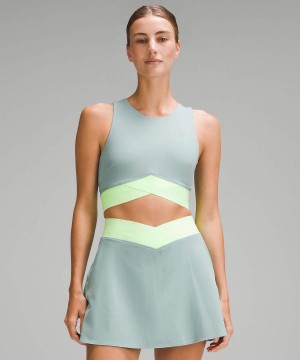 Lululemon V-Midja Cropped Tennis Linne Dam Vita Sverige | EPGHMB752