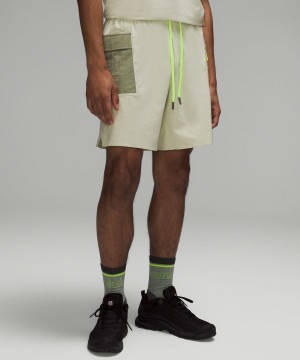 Lululemon Vatten-Repellent 8" Vandring Shorts Herr Ljusgröna Sverige | XTPSHQ751