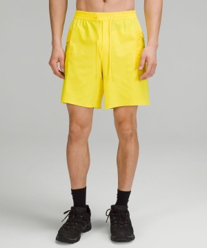 Lululemon Vatten-Repellent 8" Vandring Shorts Herr Gula Sverige | GFPALQ531