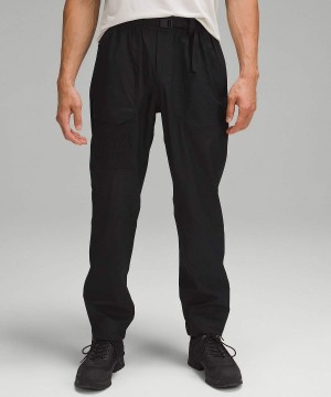 Lululemon Vattentäta Rain Shell 30" Vandring Byxor Herr Svarta Sverige | ZCJEYV073