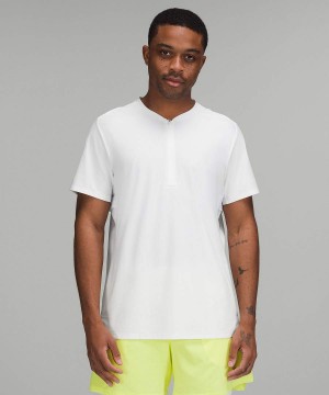 Lululemon Vented Tennis Korta-Sleeve T-shirt Herr Vita Sverige | CUJLTG731