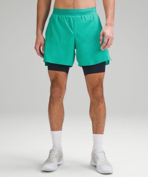 Lululemon Vented Tennis Shorts Herr Gröna Sverige | TGWHVE725