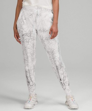 Lululemon Warm Down 7/8 Length Joggingbyxor Dam Vita Svarta Sverige | TBUYLX176