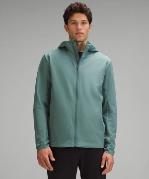 Lululemon Warp Light Packable Jackor Herr Mörkgröna Sverige | KWVQBR294