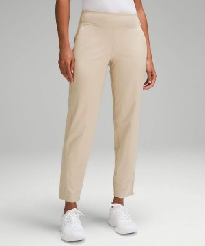 Lululemon Warpstreme Multi-Pocket Mid-Rise 28" Golf Byxor Dam Khaki Sverige | LISZNU312