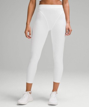 Lululemon Wunder Train Aerobic High-Rise 25" Twill Tights Dam Vita Sverige | SPVLTR049