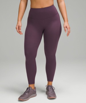 Lululemon Wunder Train Contour Fit High-Rise 25" Tights Dam Lila Sverige | CDPVXE683