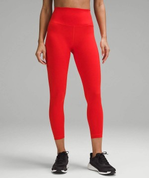 Lululemon Wunder Train High-Rise 25" Tights Dam Röda Sverige | RGKLFB165