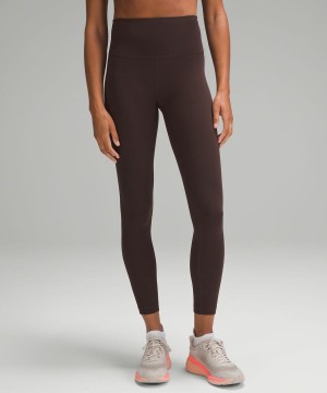 Lululemon Wunder Train High-Rise 25" Tights Dam Choklad Sverige | XUEMKV643