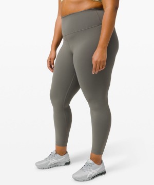 Lululemon Wunder Train High-Rise 25" Tights Dam Grå Olivgröna Sverige | DSNXUY724