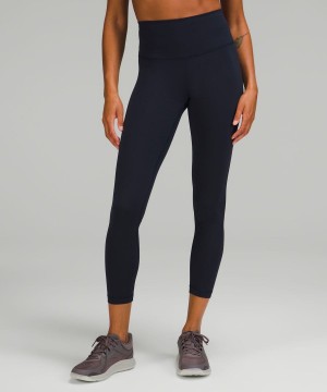Lululemon Wunder Train High-Rise 25" Tights Dam Marinblå Sverige | BGSQKL456