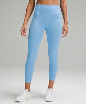Lululemon Wunder Train High-Rise 25" Tights Dam Blå Sverige | RJGXIZ538