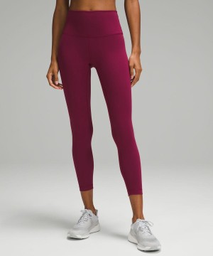 Lululemon Wunder Train High-Rise 25" Tights Dam Vinröda Sverige | HPRLIE874