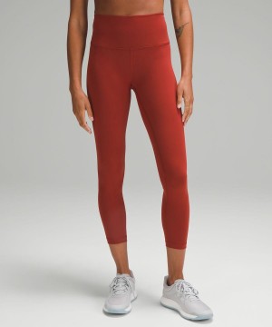 Lululemon Wunder Train High-Rise 25" Tights Dam Orange Sverige | DXYRON286