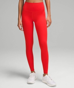 Lululemon Wunder Train High-Rise 28" Tights Dam Röda Sverige | NBKRLV901