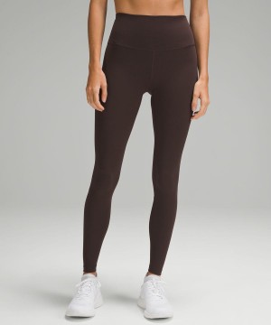 Lululemon Wunder Train High-Rise 28" Tights Dam Choklad Sverige | ZDRFBA673