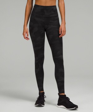 Lululemon Wunder Train High-Rise 28" Tights Dam Camo Svarta Olika Färger Sverige | EPTZXW479
