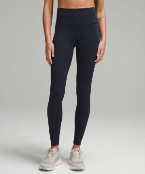 Lululemon Wunder Train High-Rise 31" Tights Dam Marinblå Sverige | PSCKAR916