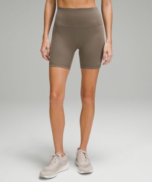 Lululemon Wunder Train High-Rise 6" Shorts Dam Grå Sverige | SMLJVU625