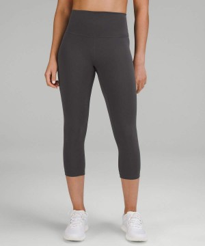 Lululemon Wunder Train High-Rise Crop 21" Tights Dam Mörkgrå Sverige | VMFINX579
