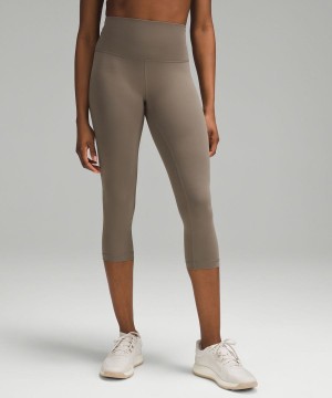 Lululemon Wunder Train High-Rise Crop 21" Tights Dam Grå Sverige | QAJLFM194
