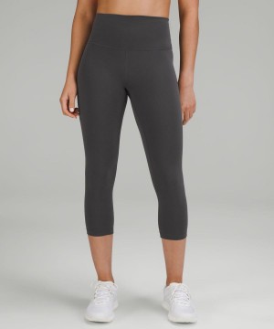 Lululemon Wunder Train High-Rise Crop 21" Tights Dam Mörkgrå Sverige | NEYHXJ974