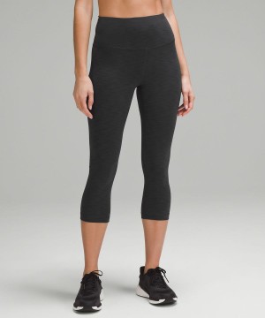 Lululemon Wunder Train High-Rise Crop 21" Tights Dam Mörkgrå Sverige | OJEDUA138