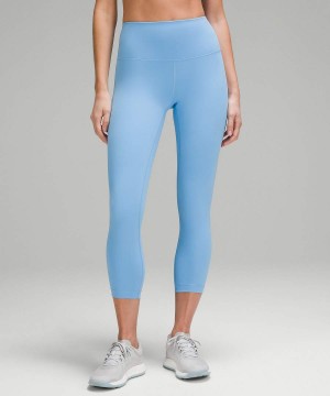 Lululemon Wunder Train High-Rise Crop 23" Tights Dam Blå Sverige | JGDXPS087