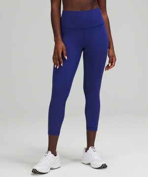 Lululemon Wunder Train High-Rise Crop 23" Tights Dam Blå Sverige | BZPLRG586