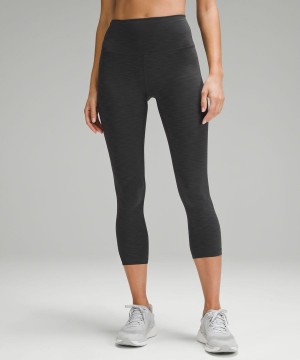 Lululemon Wunder Train High-Rise Crop 23" Tights Dam Mörkgrå Sverige | BJHVWS542