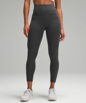 Lululemon Wunder Train High-Rise with Pockets 25" Tights Dam Mörkgrå Sverige | GIYTZL089