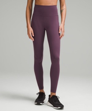 Lululemon Wunder Train High-Rise with Pockets 28" Tights Dam Lila Sverige | UZWOYG385